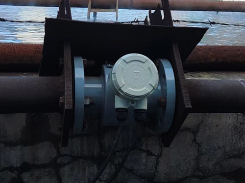電磁流量計安裝現場